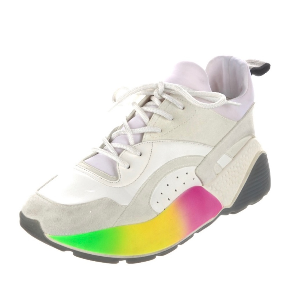 Stella McCartney Leather Printed Chunky Sneakers Size 38 (8)